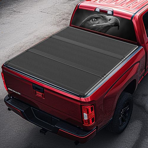 6.4ft Hard Tri-Fold Truck Bed Tonneau Cover Fit for RAM 1500 2500 3500 2003-2024 | Without Rambox