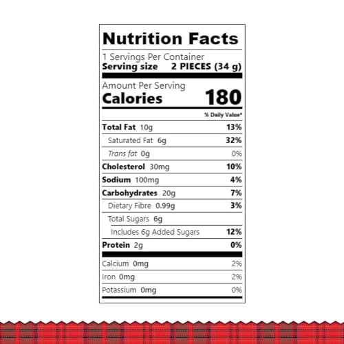 Mini Chocolate Chip Cookies, Pure Butter Shortbread, 4.4 oz (Pack of 6) M223