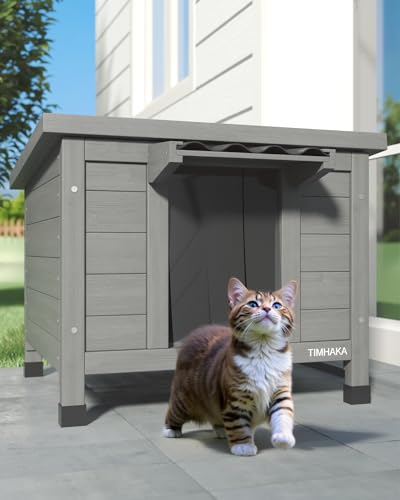 Outdoor Cat House Waterproof Insulated Shelter for Multiple Cats P8088