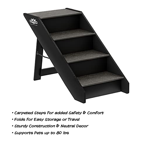 Foldable Nonslip Dog Steps for Small Pets, 3-Step Design D14594
