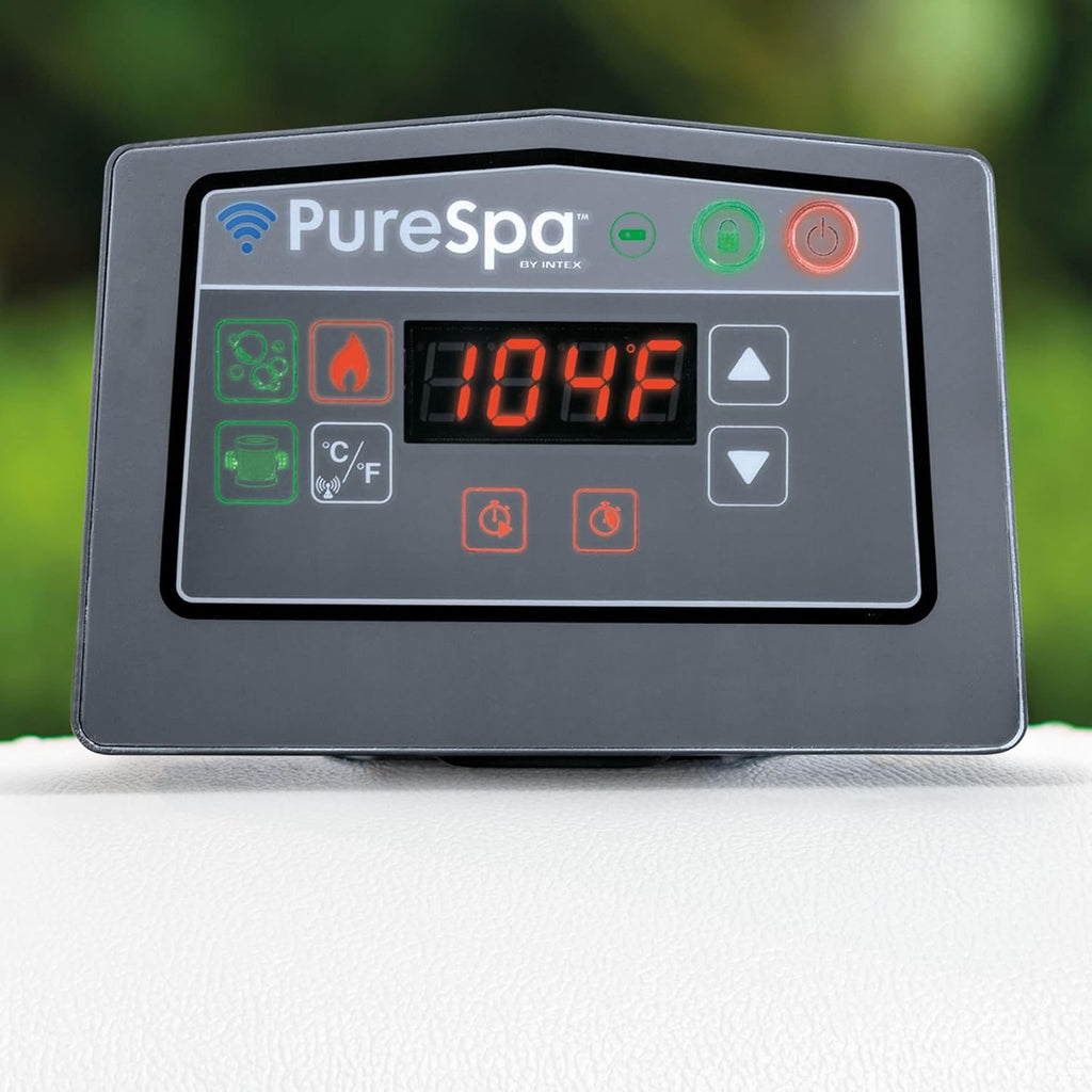 Inflatable Hot Tub with Bubble Jet and LED Lights A855