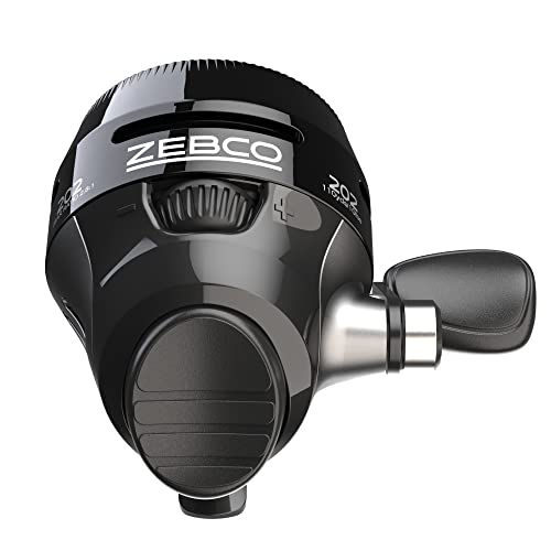 Zebco 202 Spincast Fishing Reel, Durable All-Metal Gears, Dial-Adjustable Drag and a Built-in Hook Keeper, Size 30