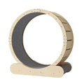 Cat Exercise Wheel Wooden Cat Wheel Exerciser Large Cat Exercise Wheel Pet Treadmill Toys Pet Running Machine for Pet Loss Weight and Daily Exercise for Cats Movement Wheel