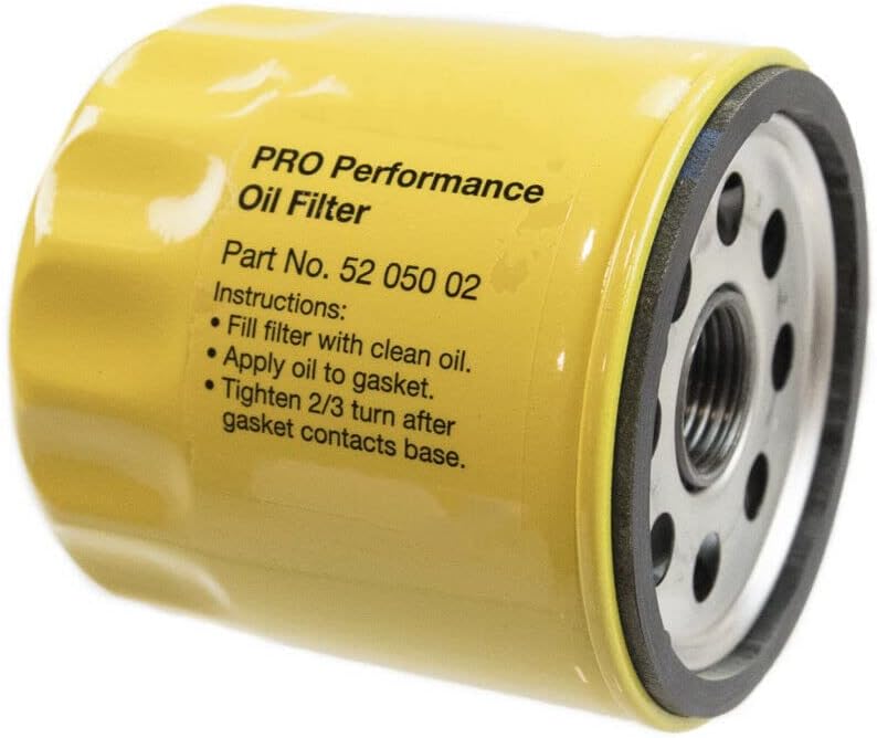 Pro Performance Oil Filter Replacements for Kohler Replaces for 52-050-02-S 52 050 02 S 5205002S Fits for M18 M20 CV11 CV16 CH11 CH16 LV560 LV675 3/4"-16 x 3 x 3 7/16" Yellowe (1 Pack)
