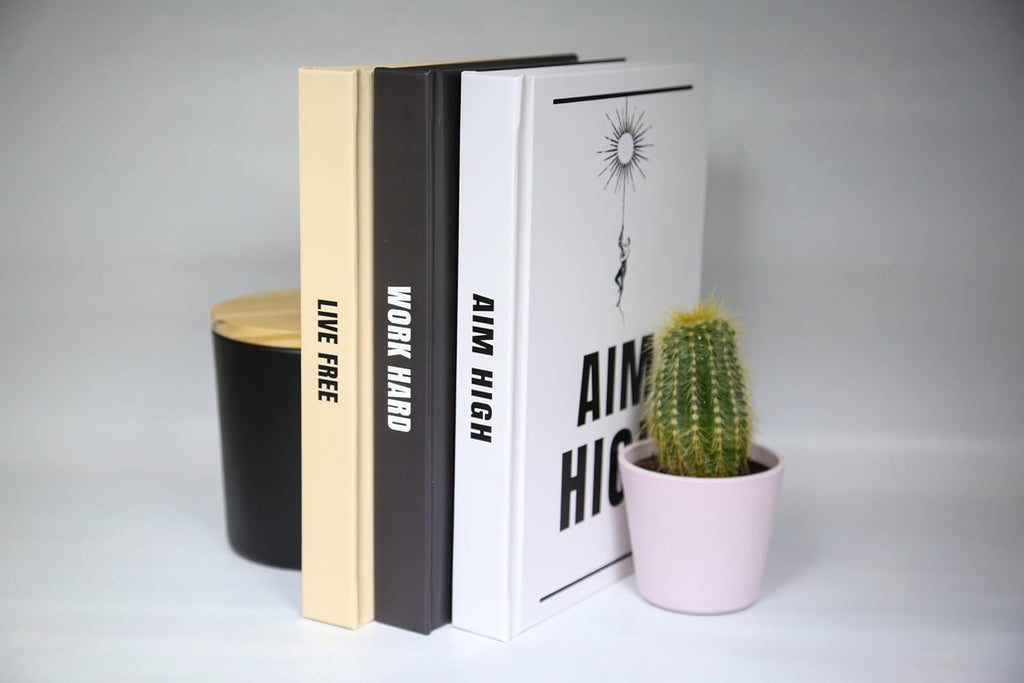 Matte Decorative Books for Coffee Table Shelf Decor F282