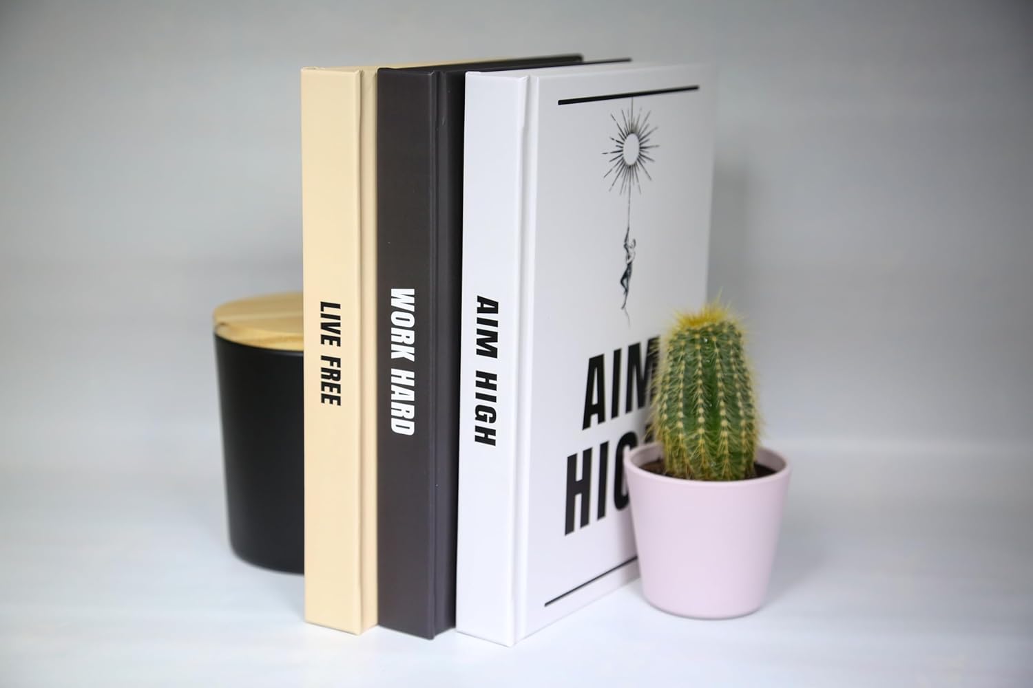 Matte Decorative Books for Coffee Table Shelf Decor F282