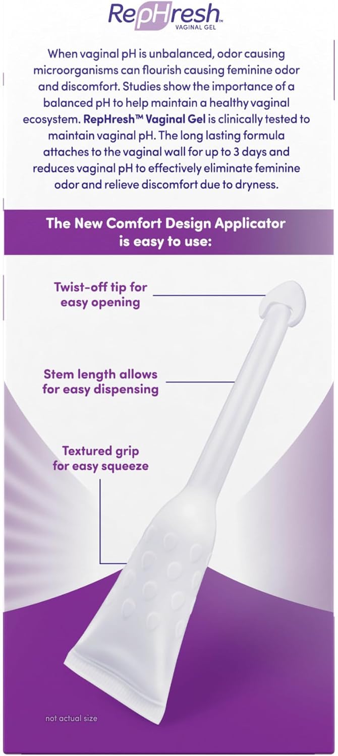 Odor Eliminating Vaginal Gel with Feminine Wash, 4ct & 12 oz A806759