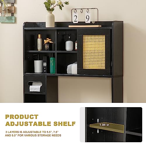 Over The Toilet Storage Cabinet, Freestanding with Adjustable Shelves X36961