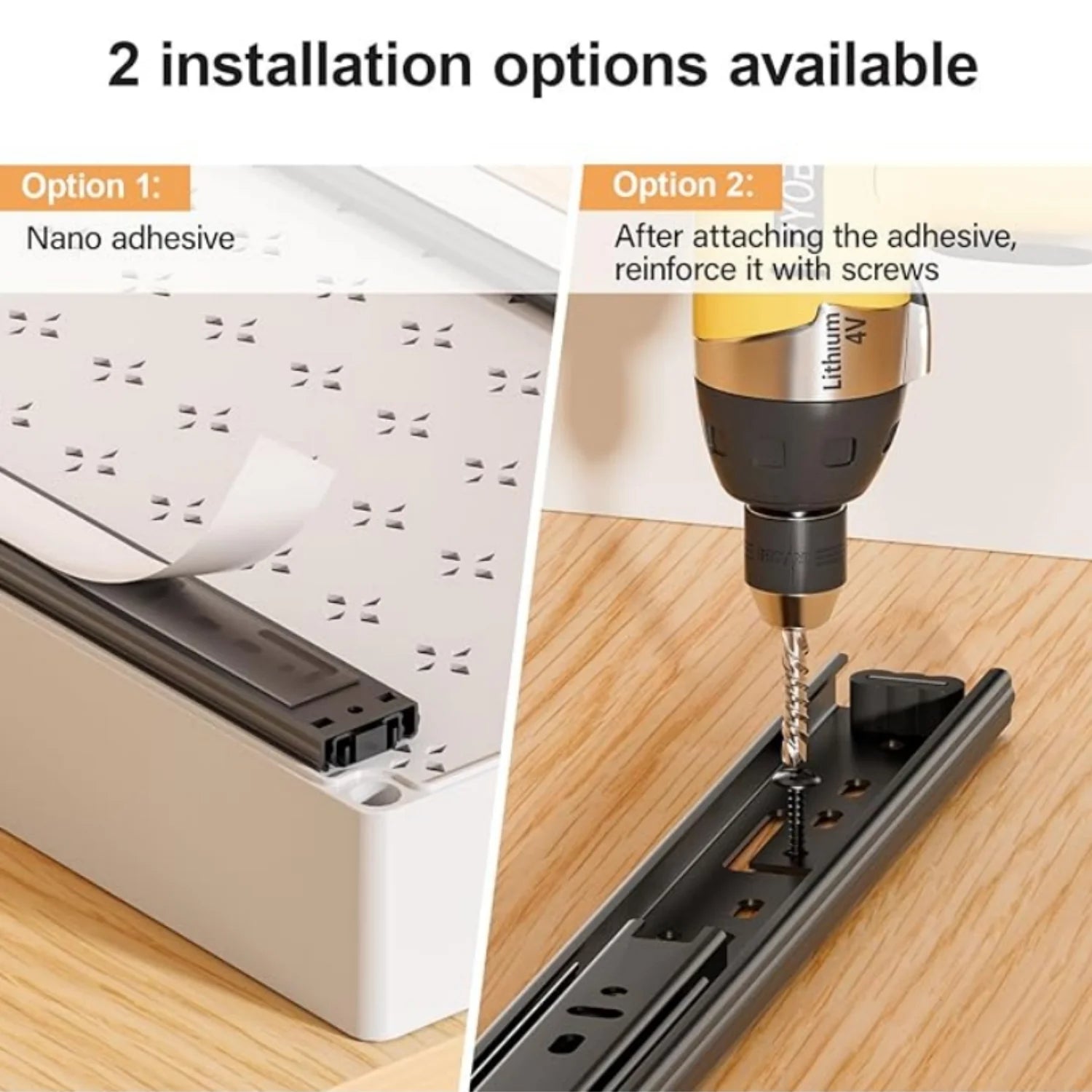 Pull Out Cabinet Organizer, 3 Pack, Slide Out Drawer for Kitchen Storage V614