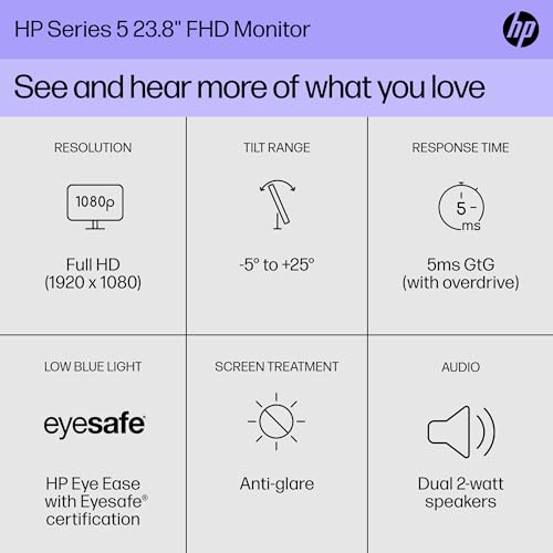 24 inch FHD Monitor, IPS Panel, 99% sRGB A356
