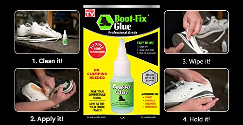 Shoe Repair Glue, Instant Professional Grade P495
