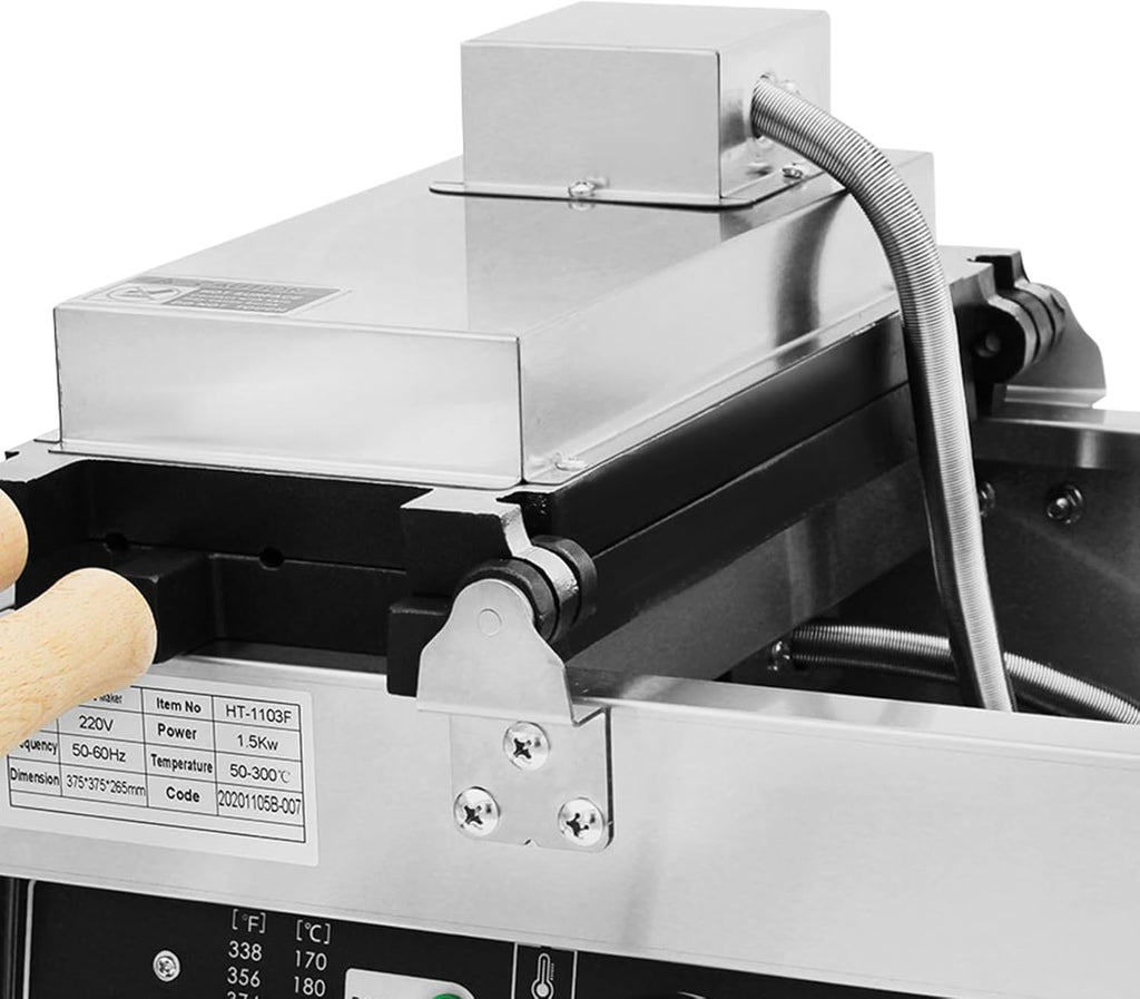Egg Waffle Maker, Commercial Electric Nonstick Bubble Waffle Machine Z71270
