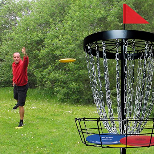 Disc Golf Basket with 6 Discs and Carry Bag N3802