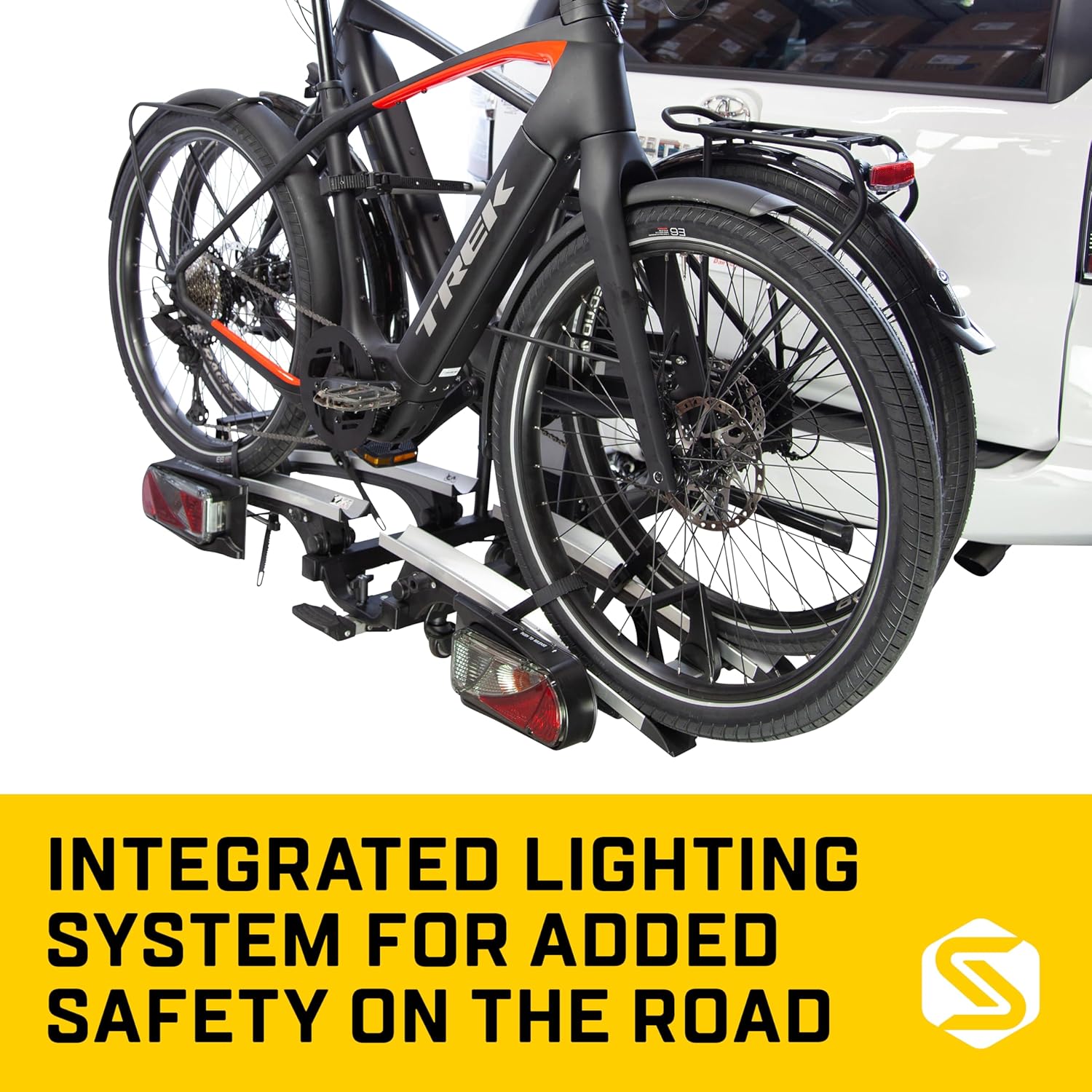 2 Bike Motorized Hitch Rack with Electric Lift and Tilt B8340