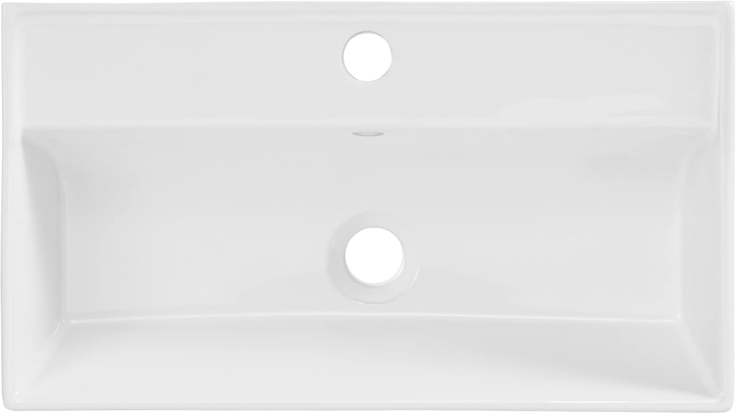 Wall-Mount Bathroom Sink with Towel Bar J923603
