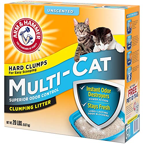 Multi-Cat Clumping Litter Unscented, 26.3lb N744157