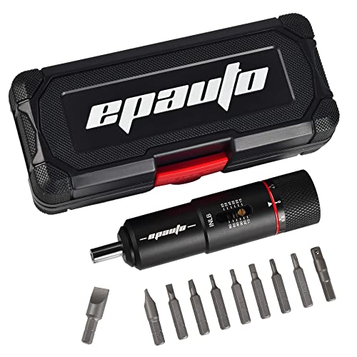 Torque Screwdriver Wrench for Gunsmithing and Bicycle Mechanics, 10 to 65 inch-pound, 10 Bits Set K739