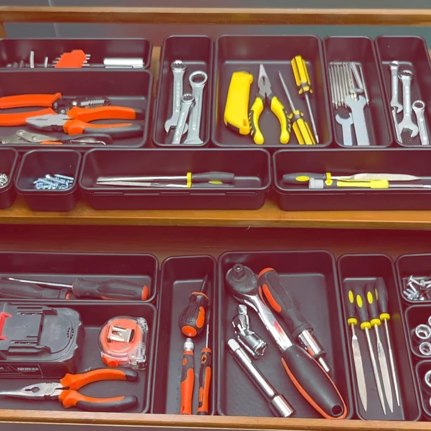 Tool Box Organizer with Tray Dividers J91660