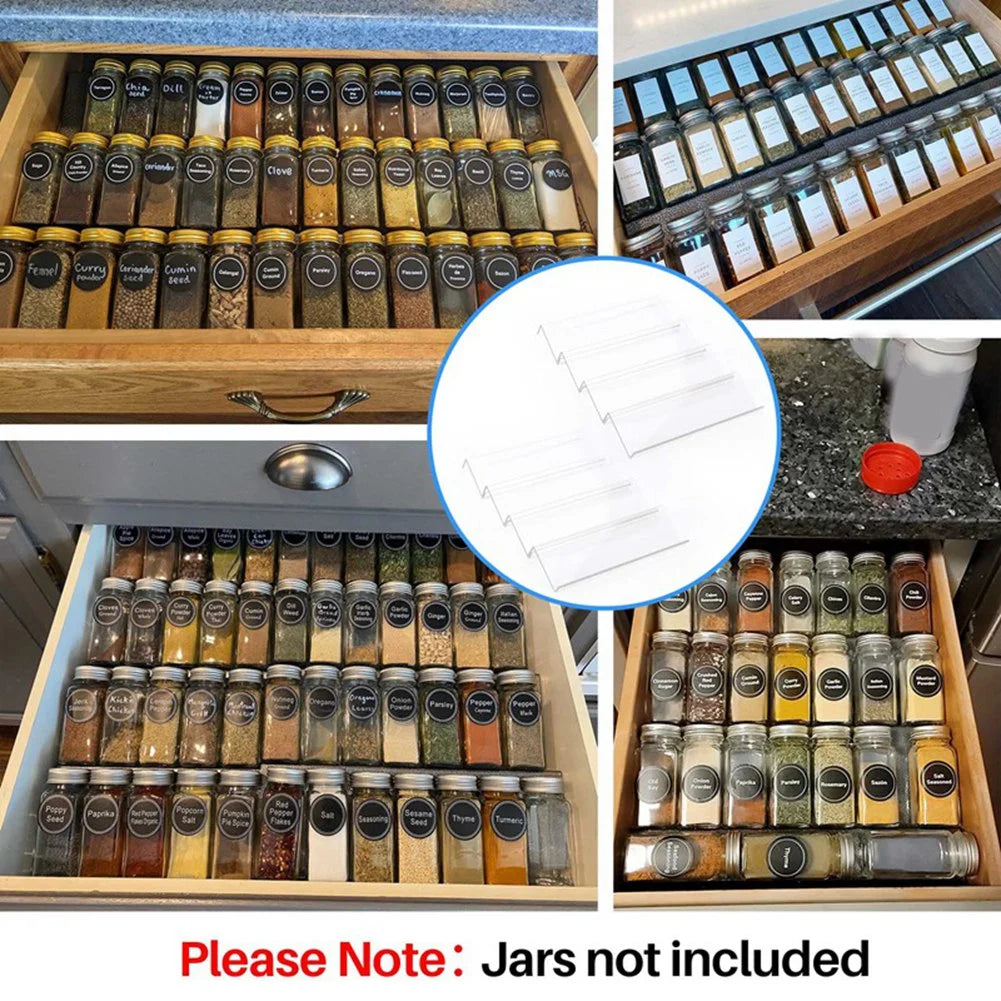 Acrylic Spice Drawer Organizer for Kitchen Storage M35906