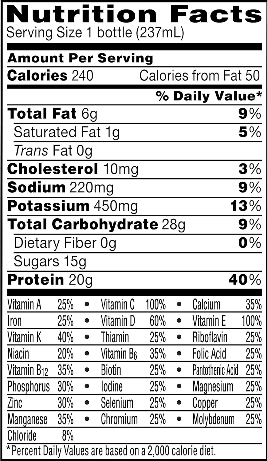 High Protein Nutritional Drink, Rich Chocolate, 8.01 Fl Oz U344