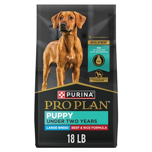 Purina Pro Plan Large Breed Dry Puppy Food, Chicken and Rice Formula - 18 lb. Bag