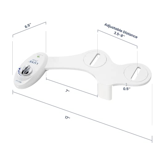 Non-Electric Bidet Attachment for Toilet Seat, Adjustable Water Pressure C935