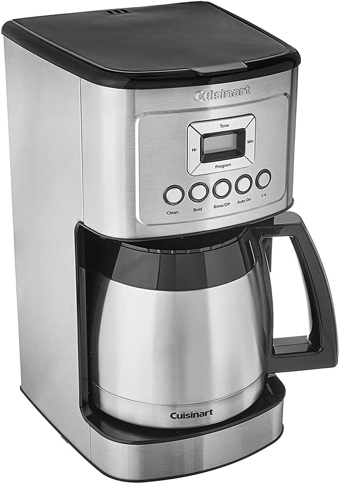 12 Cup Programmable Stainless Steel Thermal Coffee Maker with Carafe D779300