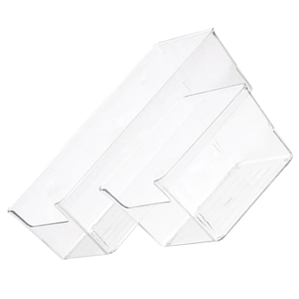 Desktop Storage Box with Dividers, Clear C626