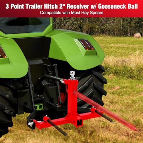 3 Point Hitch 2" Receiver Tow Drawbar for Category 1 Tractors E8781