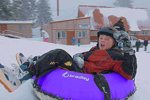 Snow Tubes with Heavy Duty Cover, 2 Pack Inflatable Sledding Tubes B90628