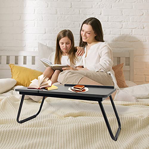 Laptop Desk Angle Adjustable Portable Bed Tray with Cup Holder Z4111
