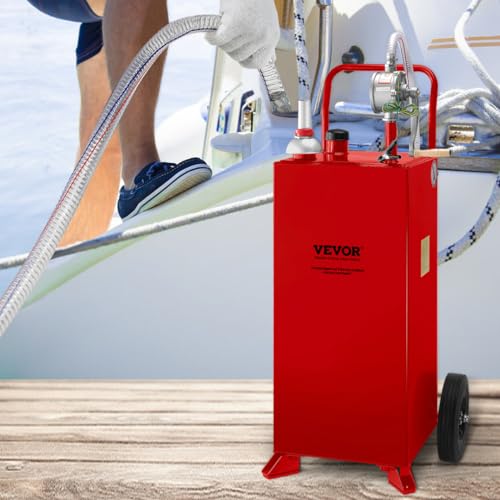 Fuel Caddy 30 Gallon with Wheels and Manual Transfer Pump U8037