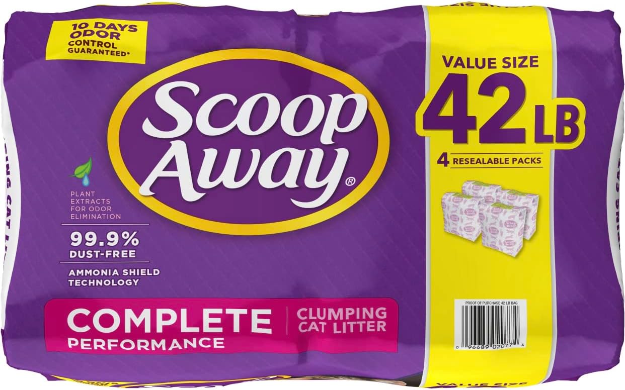 Fresh Scented Clumping Clay Cat Litter, 42 lb M399