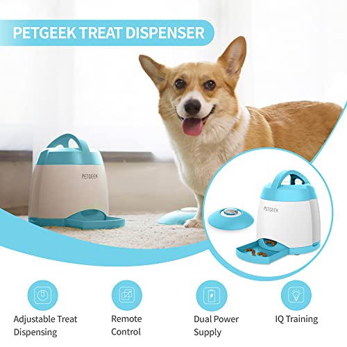 Automatic Treat Dispenser with Remote Button for Dogs and Cats E80803