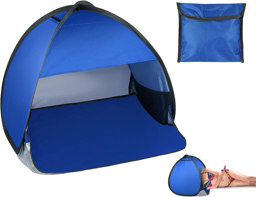 Mini Tent for Pets Small Dog Tent for Beach Portable Pop Up Sun Shade Shelter with Phone Compartment for Puppy and Large Cats Small Animals Sun Canopy for Camping and Outdoo