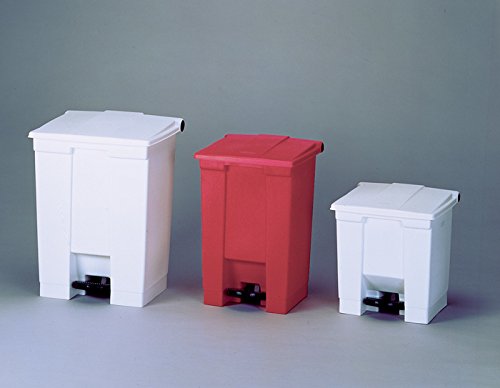 Step-On Lid Trash Can, 8-Gallon, Beige, Hands-Free Garbage Can Z2438