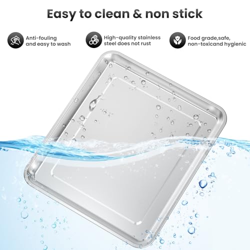 Stainless Steel Baking Tray Pan and Air Fryer Basket P47242
