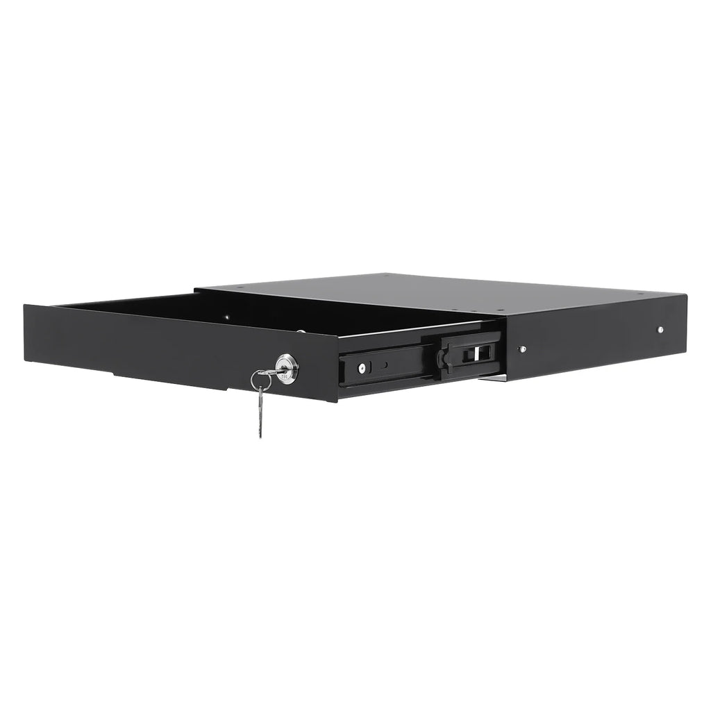 Under Desk Drawer Storage Sliding Tray Black N98670