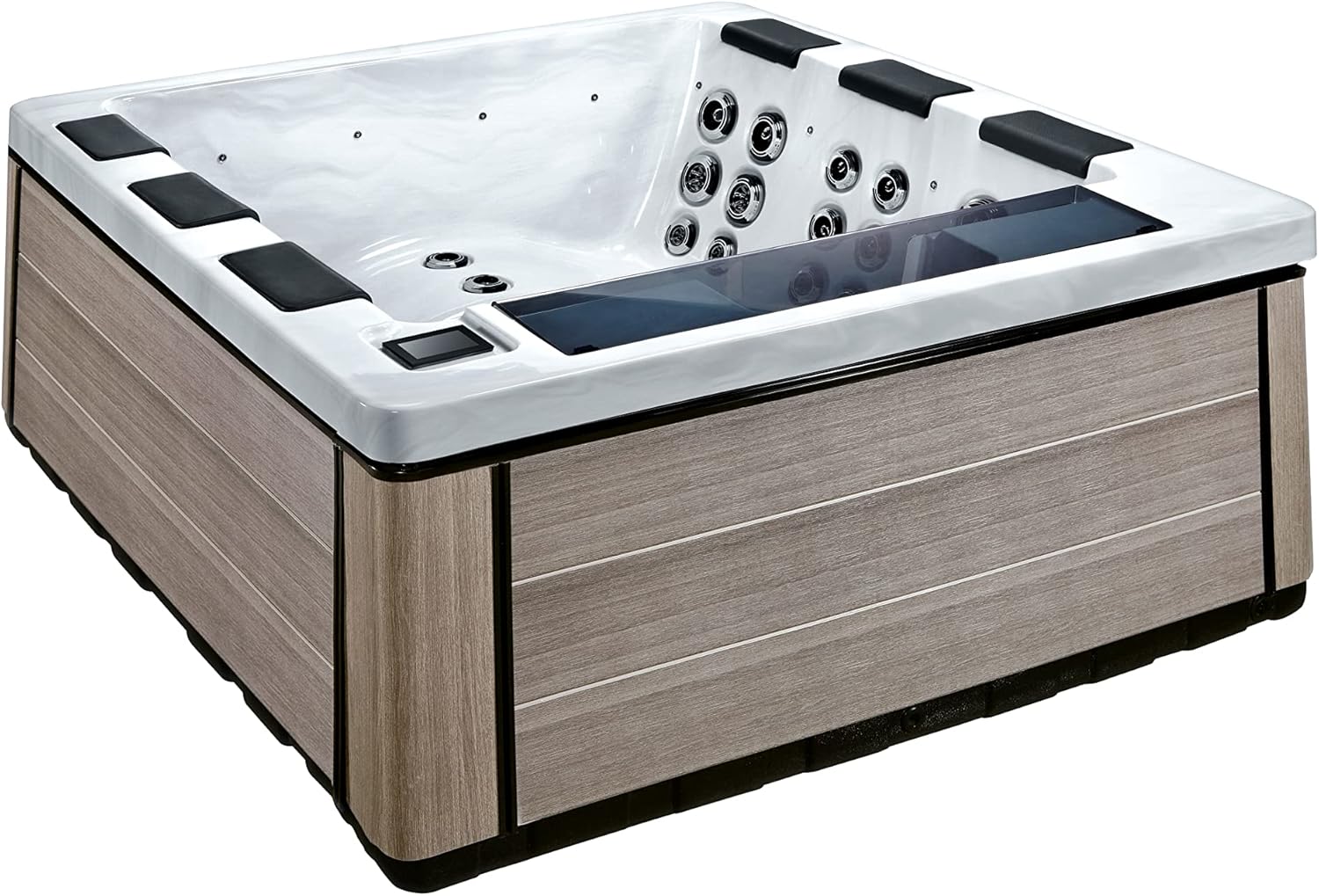 Comfort Hot Tubs - 6 Person Luxury Outdoor Portable Spa - 44 Jets - above Ground Hot Tub