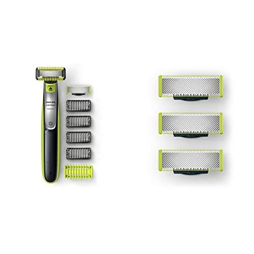 Philips Norelco OneBlade Face + Body Bonus Pack with FREE Blade, QP2630/72
