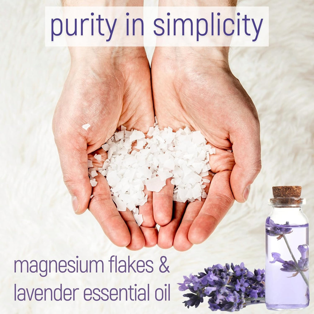 Magnesium Bath Flakes with Lavender, 3 Pound F734874