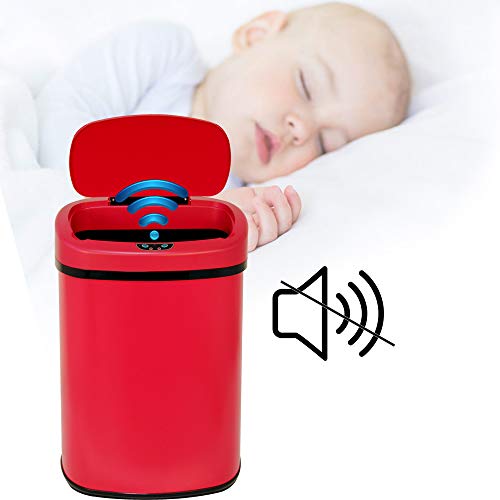 13 Gallon Automatic Sensor Trash Can with Lid U75916