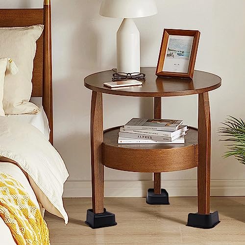 Furniture Risers for Bed, Couch, Sofa, Table and Chair, 2 or 4 Inch, Black O5925