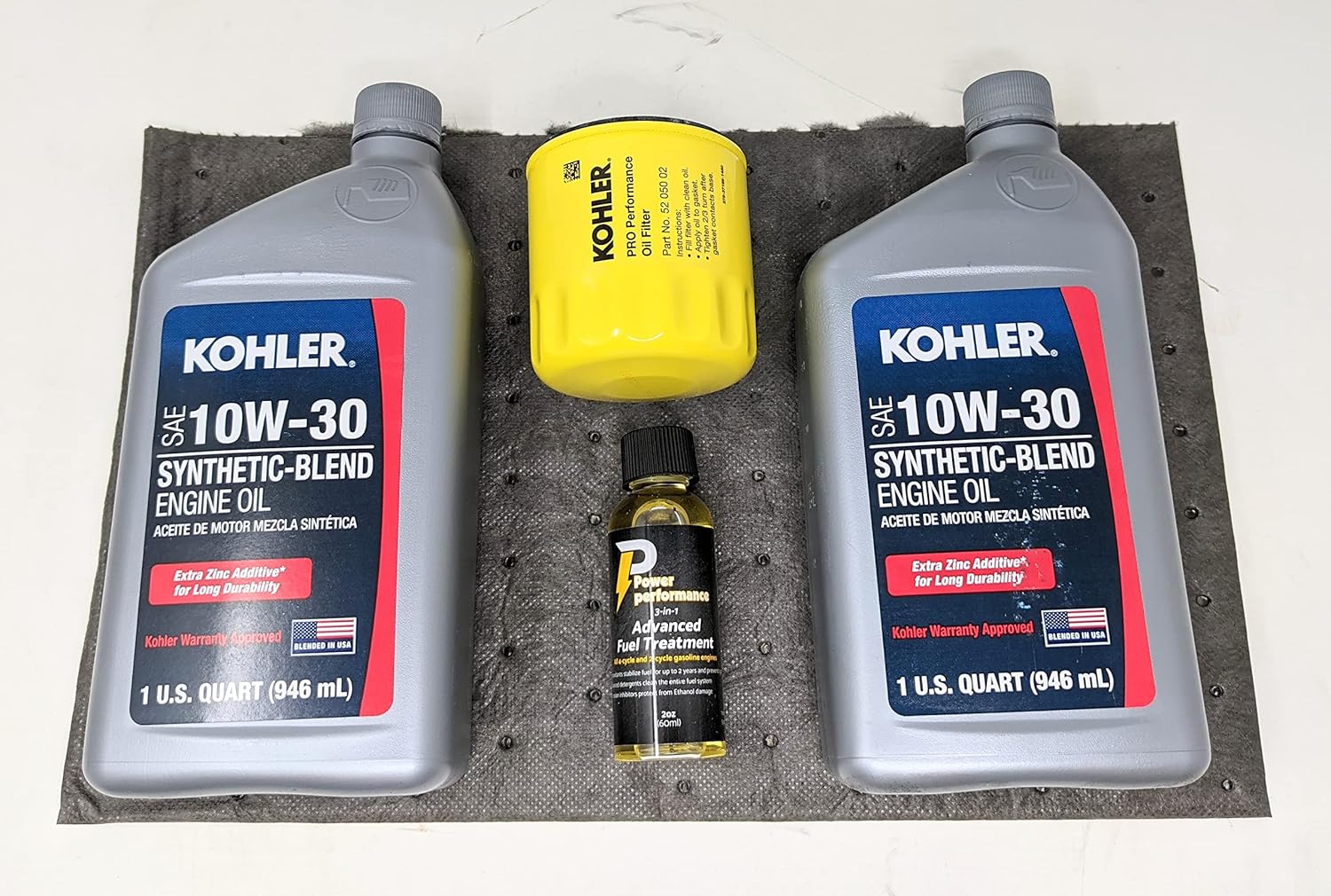 Oil Change Kit with 10W30 Oil and Fuel Treatment L13317