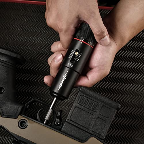 Torque Screwdriver Wrench for Gunsmithing and Bicycle Mechanics, 10 to 65 inch-pound, 10 Bits Set K739