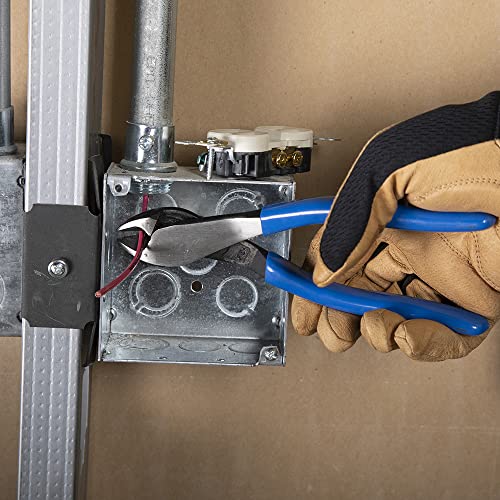 Linemans Diagonal Cutting Pliers, 8-Inch, High Leverage Design T56708