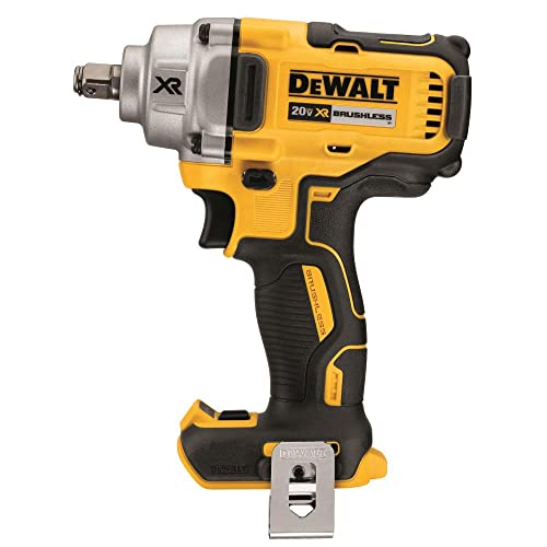 DEWALT 20V MAX* XR Cordless Impact Wrench with Hog Ring Anvil, 1/2-Inch, Tool Only (DCF894HB)