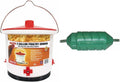 Farm Innovators HB-60P Heated 2 Gallon Poultry Drinker & INC Model CC-2 Connect Water-Tight Cord Lock-Green, Pack of 1