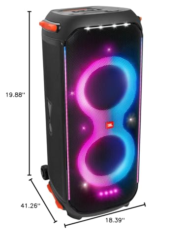 Party Speaker with Built-in Lights and Deep Bass K439977