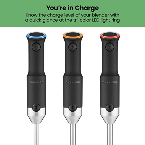 Cordless Portable Immersion Blender Set with Ice Crushing Power R42319